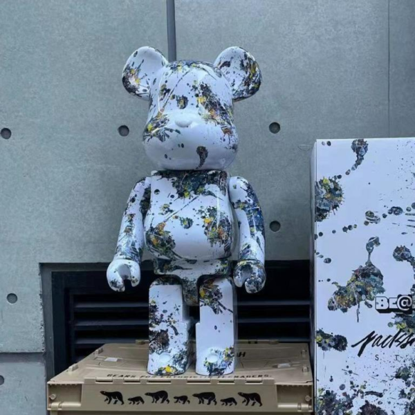 Mô Hình Bearbrick Jackson Pollock Splash 100% + 400% & 1000% - Ảnh 2