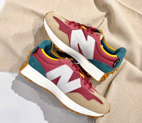 Giày New Balance 327 'Bordeaux Teal' MS327WT1 - Ảnh 6