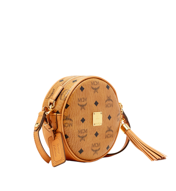 Túi MCM Heritage Tambourine in Visetos MWR6AVI36CO001 - Ảnh 4