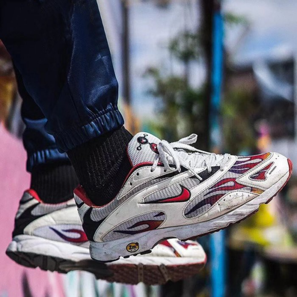 Giày Nike Supreme x Zoom Streak Spectrum Plus 'Habanero Red' AQ1279-100 - Ảnh 3