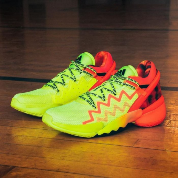 Giày Adidas D.O.N. Issue #2 'Fire of Greatness' H67570 - Ảnh 2