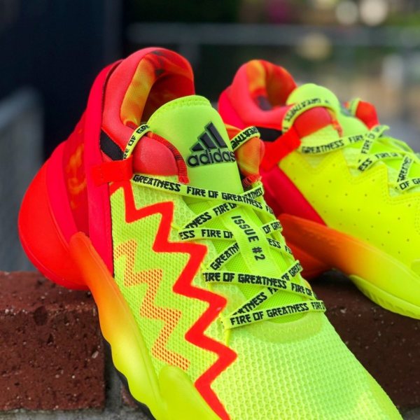 Giày Adidas D.O.N. Issue #2 'Fire of Greatness' H67570 - Ảnh 3