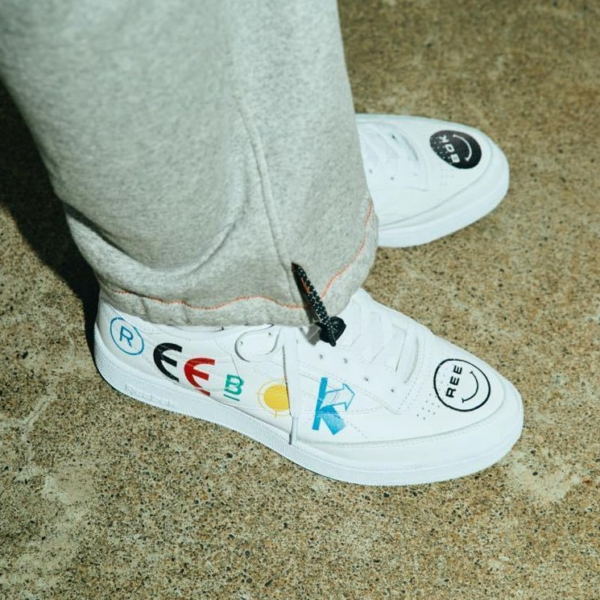 Giày Reebok BlackEyePatch x Club C 85 'White' FY3073 - Ảnh 3