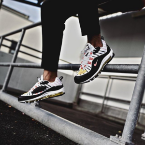 Alternative view of Giày Nike Air Max 98 'Chrome Yellow' 640744-016