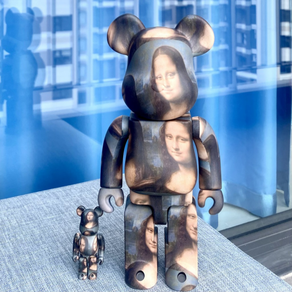 Mô Hình Bearbrick Leonardo De Vinci Mona Lisa - Ảnh 4
