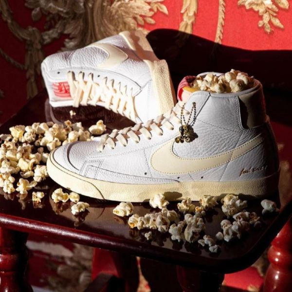 Giày Nike Blazer Mid '77 Vintage 'Popcorn' CW6421-100 - Ảnh 3