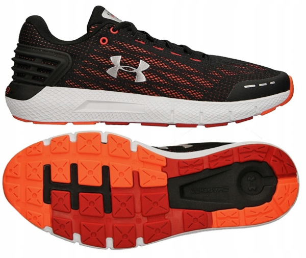 Giày Under Armour Charged Rogue 'Black Orange Glitch' 3021225-002 - Ảnh 6