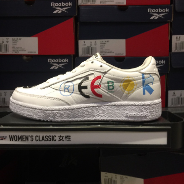 Giày Reebok BlackEyePatch x Club C 85 'White' FY3073 - Ảnh 4