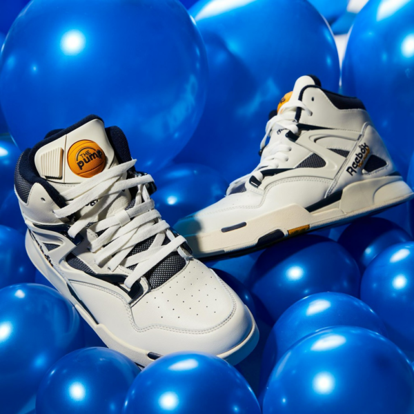 Giày Reebok Pump Omni Zone 2 'Chalk Vector Navy' GY5301 - Ảnh 4