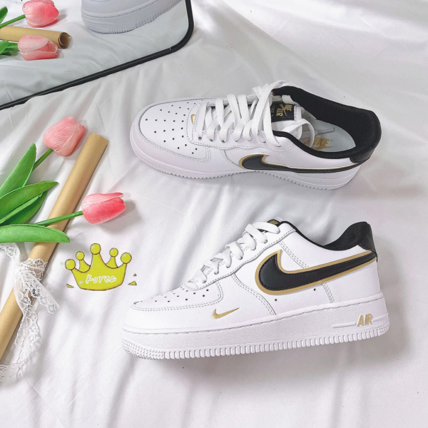 Giày Nike Air Force 1 '07 LV8 'White Metallic Gold' DA8481-100 - Ảnh 2