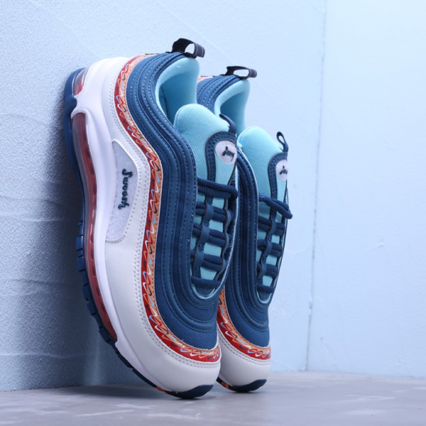 Giày Nike Air Max 97 GS 'Swoosh Chain' CQ4818-400 - Ảnh 3