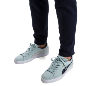 Alternative view of Giày Puma Suede 'Garden Floral Light Sky' 369238-02