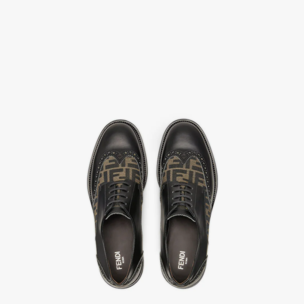 Giày Fendi Lace Ups 'Black' 7L1563AHGYF0PMM - Ảnh 4