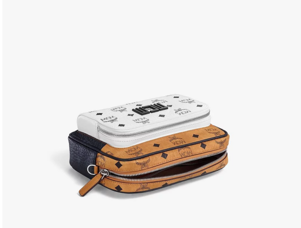 Túi MCM Klassik Crossbody In Visetos Mix White MMRBSKC09WT001 - Ảnh 3