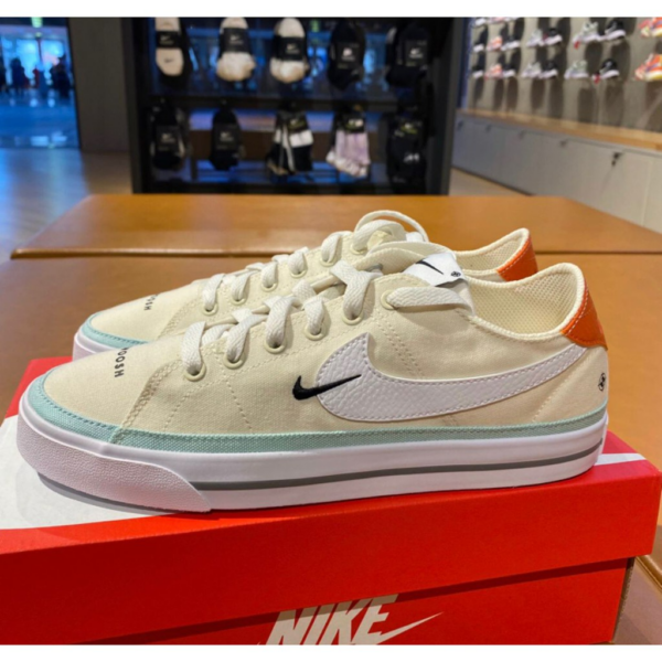 Giày Nike Court Legacy CNVS Yellow White Blue Shoes DJ5207-113 - Ảnh 2