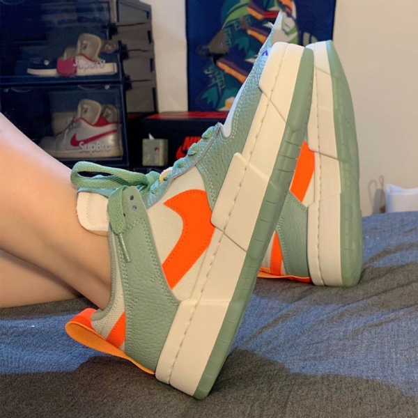 Giày Nike Wmns Dunk Low Disrupt 'Sea Glass Crimson' DJ3077-001 - Ảnh 2