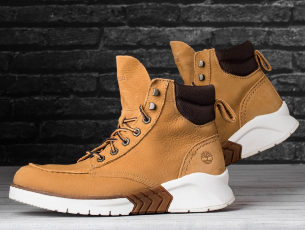 Giày Timberland Booties Leather Yellow A27WC - Ảnh 5