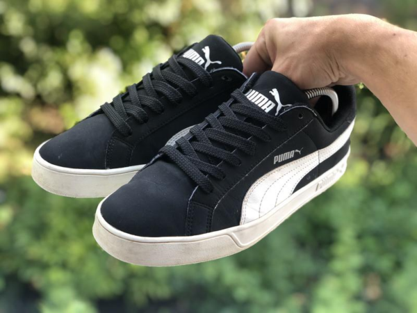 Giày Puma Smash Vulc Leather Trainers 359622-09 - Ảnh 5