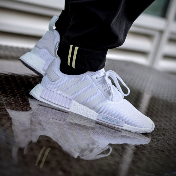 Giày Adidas NMD R1 'All White' S79166 - Ảnh 2