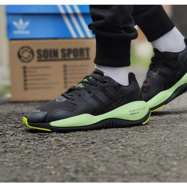 Giày Adidas ZX Alkyne 'Black Semi Solar Yellow' FY3023 - Ảnh 3