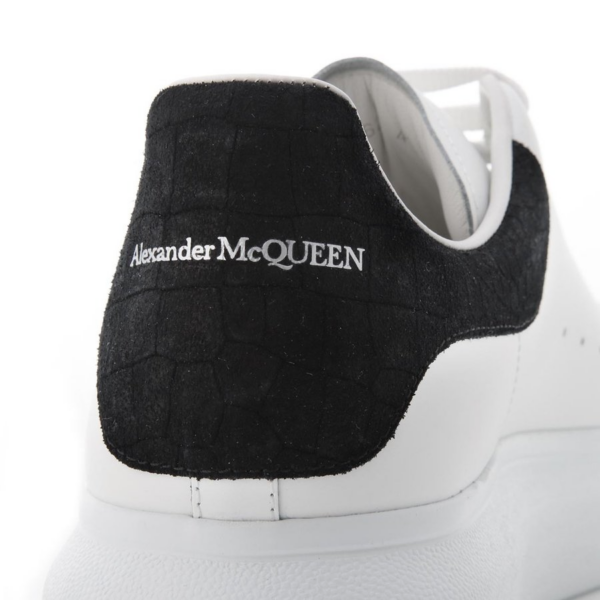 Giày Alexander McQueen Oversized Sneaker 'White Black' 625162-WHZ4K-9061 - Ảnh 6