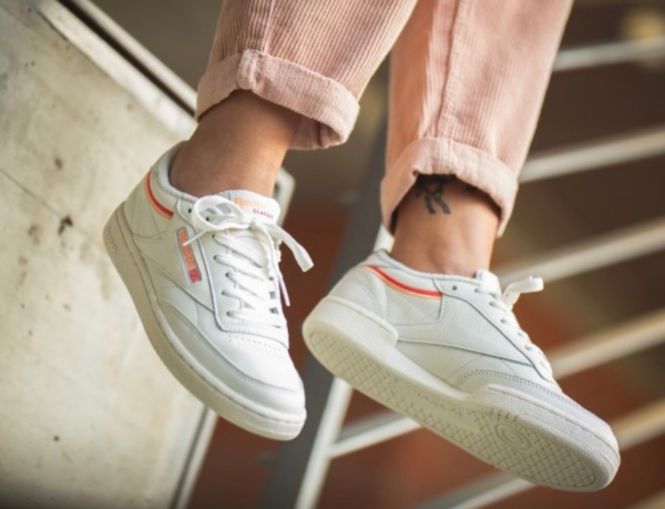 Giày Reebok Wmns Club C 85 'Chalk Sunbaked Orange' EF3489 - Ảnh 3
