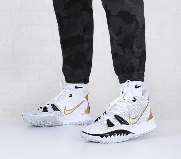 Giày Nike Kyrie 7 EP 'White Metallic Gold' CQ9327-101 - Ảnh 5