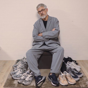 Alternative view of Giày New Balance 990v5 Made In USA 'Navy' M990NV5