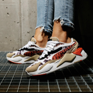 Alternative view of Giày Puma Wmns RS-X3 'Wildcats Phale Khaki White' 373953-01