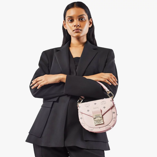 Túi MCM Patricia Shoulder Bag Visetos Pink MWSAAPA02QH001 - Ảnh 2