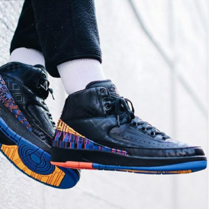 Alternative view of Giày Nike Air Jordan 2 Retro 'Black History Month' 2019 BQ7618-007