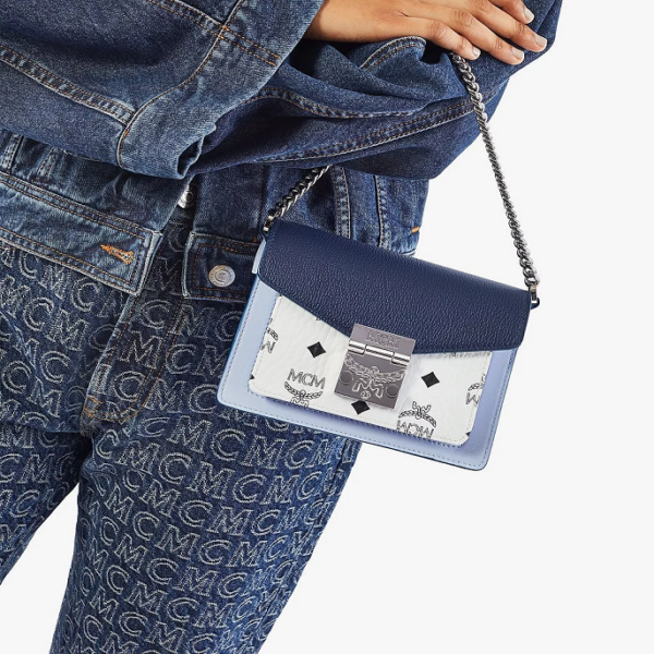 Túi MCM Patricia Cross Body Bag, Color Block Visetos MWRAAPA06VW001 - Ảnh 2