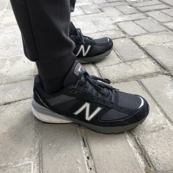 Giày New Balance 990v5 Made In USA 'Black' M990BK5 - Ảnh 7