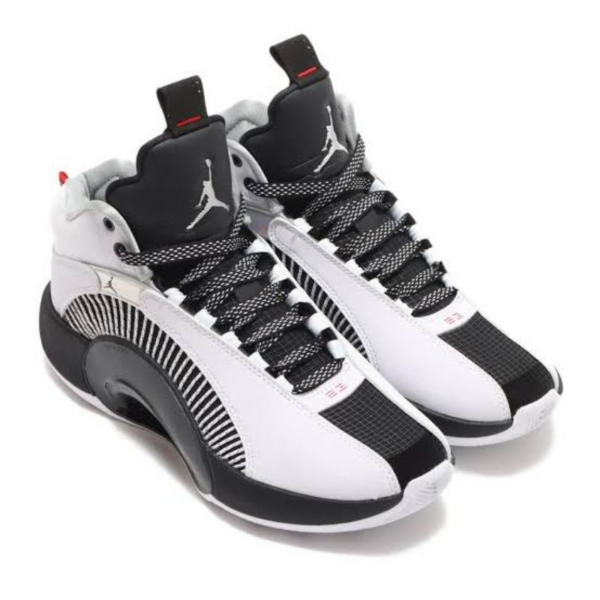 Giày Nike Air Jordan 35 Low GS ‘Black White Red’ CQ9433-101 - Ảnh 2