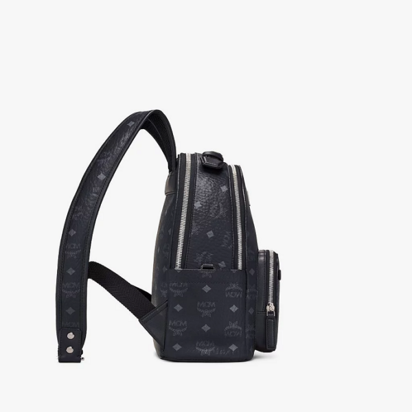 Túi MCM Stark Backpack Visetos Black MMKAAVE08BK001 - Ảnh 2