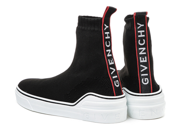 Giày Givenchy Logo Embroidered Patch Socks High-Top Sneakers BH000TH01Q-004 - Ảnh 4