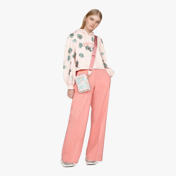 Túi MCM Tech Crossbody Floral Leopard Pink Blue MMRASLF01QI001 - Ảnh 2