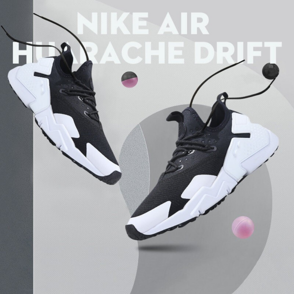 Giày Nike Air Huarache Drift 'Black White' AH7334-013 - Ảnh 6