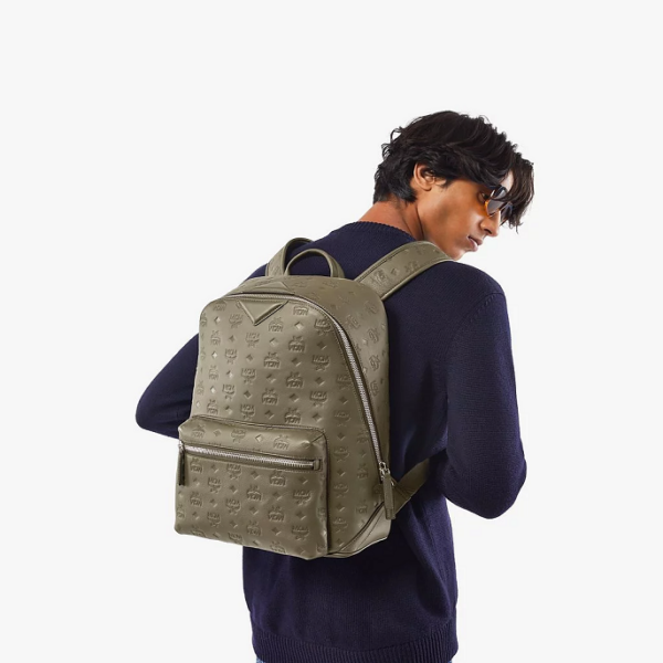 Túi MCM Neo Duke Backpack Dark Green MMKASDK01JH001 - Ảnh 2