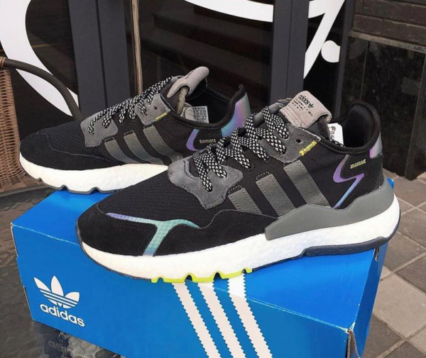 Giày Adidas Nite Jogger 'Black Iridescent' EG7191 - Ảnh 4
