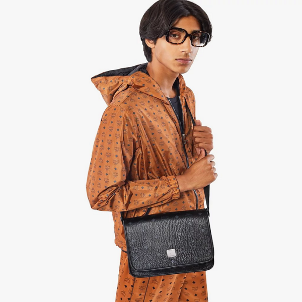Túi MCM Klassik Messenger Bag Black MMMAAKC03BK001 - Ảnh 2