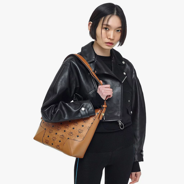 Túi MCM Klara Hobo Visetos Cognac MWHBSKM02CO001 - Ảnh 2