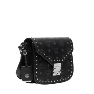 Alternative view of Túi MCM Patricia Shoulder Bag in Studded Outline Visetos MWS8APA24BK001