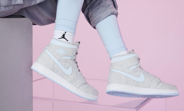 Giày Nike Air Jordan 1 High Comfort 'Cool Grey Light Blue' CT0979-004 - Ảnh 3