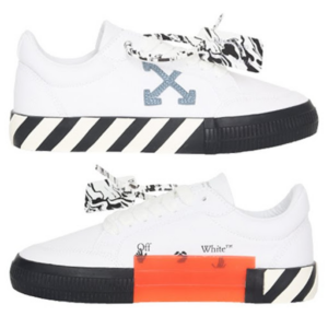 Alternative view of Giày Off-White Vulc Sneaker Low 'White Light Blue' OMIA085R21FAB002-0140