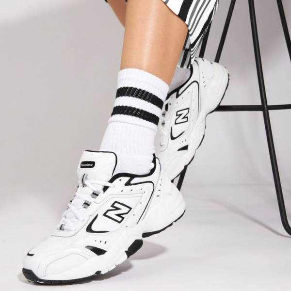 Giày New Balance Wmns 452 'White Black' WX452SB - Ảnh 4
