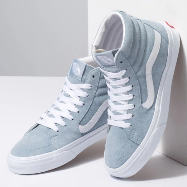 Giày Vans Sk8-Hi Pig Suede 'Light Blue' VN0A4BV6V4Z - Ảnh 3