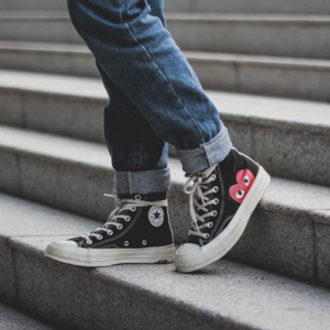 Alternative view of Giày Converse Comme des Garçons x Chuck Taylor All Star Hi 'Play' 150204C
