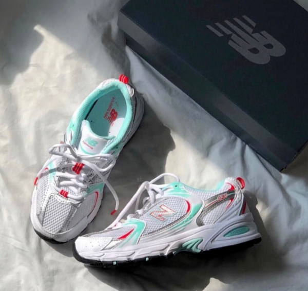 Giày New Balance 530 White Turquoise MR530CC1 - Ảnh 6