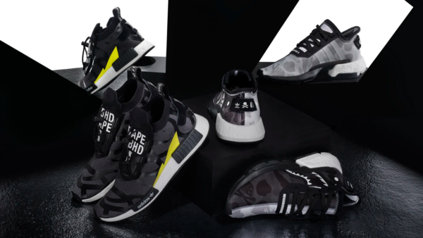 Giày Adidas Neighborhood x A Bathing Ape x NMD TS1 PK 'Stealth' EE9702 - Ảnh 5